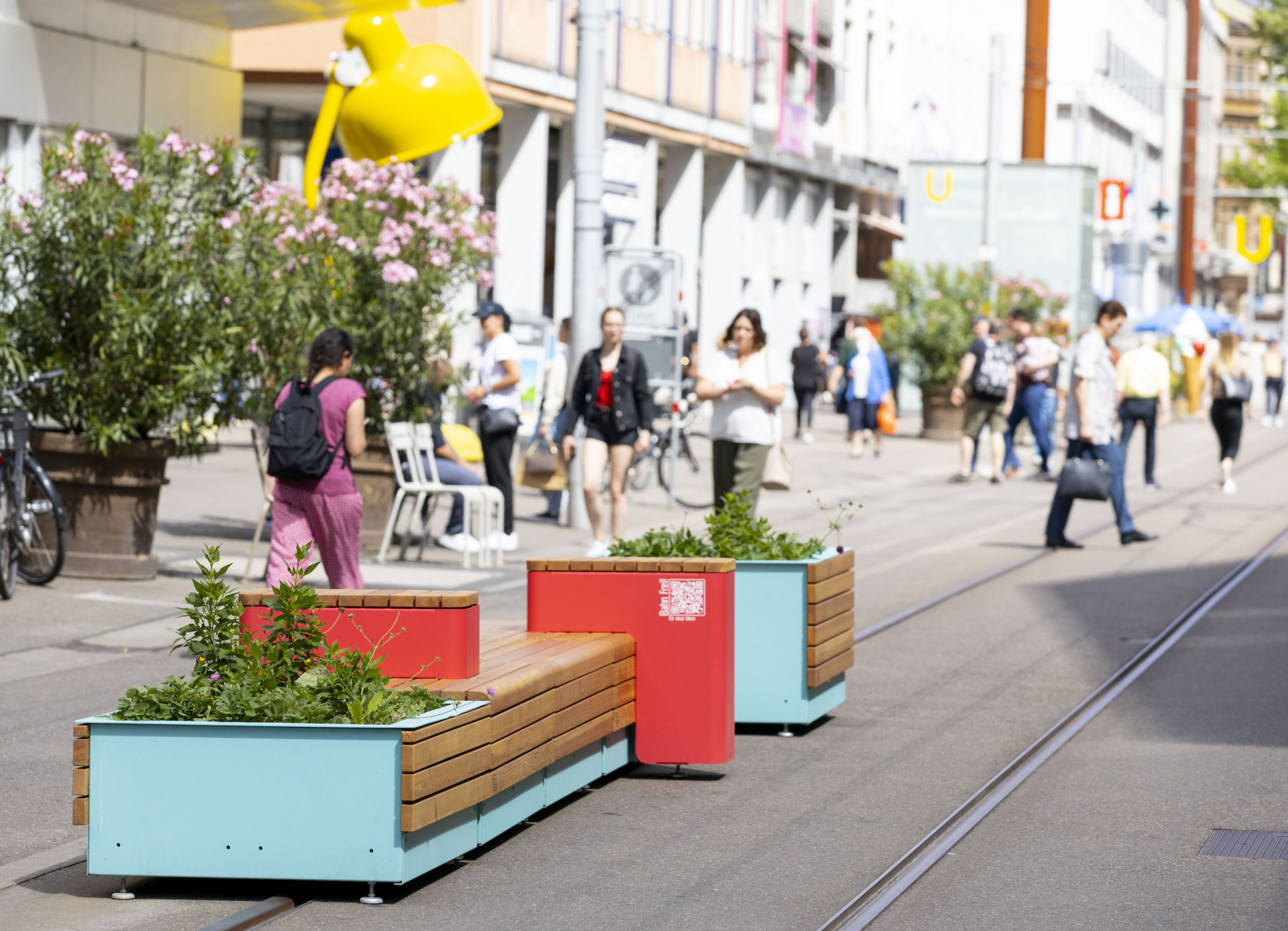 Stadtmöbel machen #bahnfreie Kaiserstraße zum Erlebnisraum